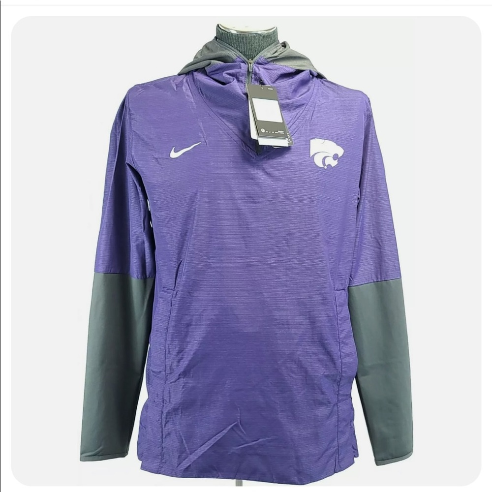 Nike On-Field Kansas State Wildcats 1/4 Zip Windbreaker